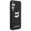 Etui do Samsung Galaxy S25 Karl Lagerfeld Logo Choupette Czarne