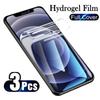 3 шт. мягкая гидрогелевая пленка для iPhone 13 Mini 12 11 14 15 Pro Max Защитная пленка для экрана iPhone 14 8 6s 7 Plus XR XS SE 2022 гелевая пленка