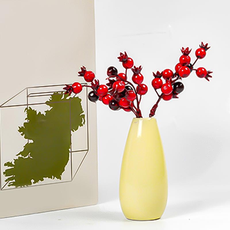 3 шт. Искусственный букет из гранатовых ягод для домашнего сада, рождественской вечеринки и фестиваля своими руками