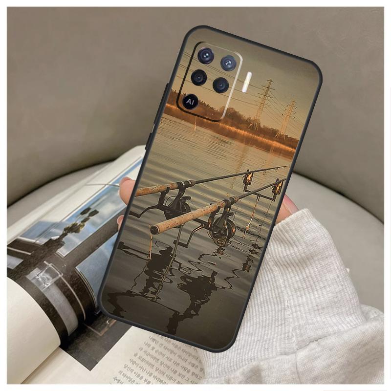 Fishing Tackle For OPPO A53 A5 A9 2020 A96 A76 A16 A54 A74 A94 A58 A78 A98 A52 A72 A15 A17 A57 A77 A79 Case