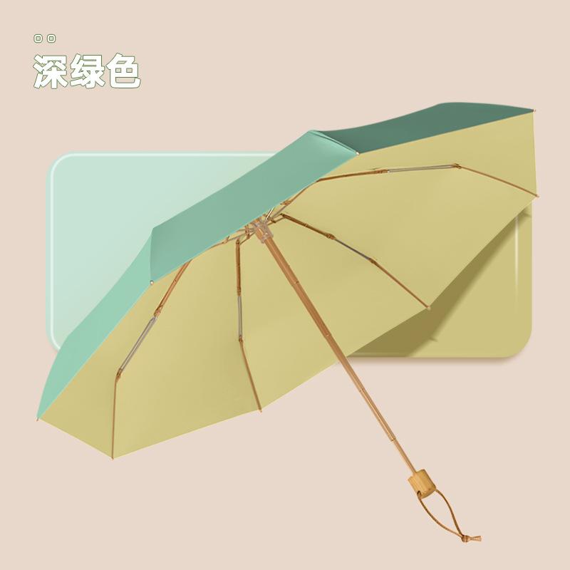50% Off, Eight-bone Umbrella, Sun Umbrella, Women's Sunscreen, UV Protection, Silver Glue Parasol, Small Fresh Weather and Rain Folding