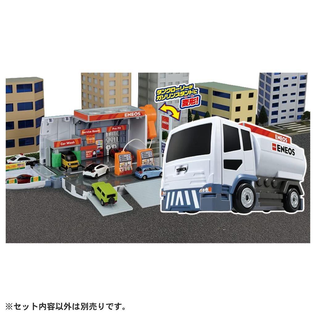 TAKARA TOMY Полная трансформация работы Автозаправочная станция Мини-машинка Игрушечная машинка Унисекс От 3 лет и старше Стандарты безопасности игрушек Пройдены Сертификация ST Mark TOMICA