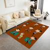 Mr. Bean Adventures Floor Rug Office Rug Design for Kitchen Bedrooms Study room Playrooms Antislip Carpet Office home decor Perfect Gift for Women/Men