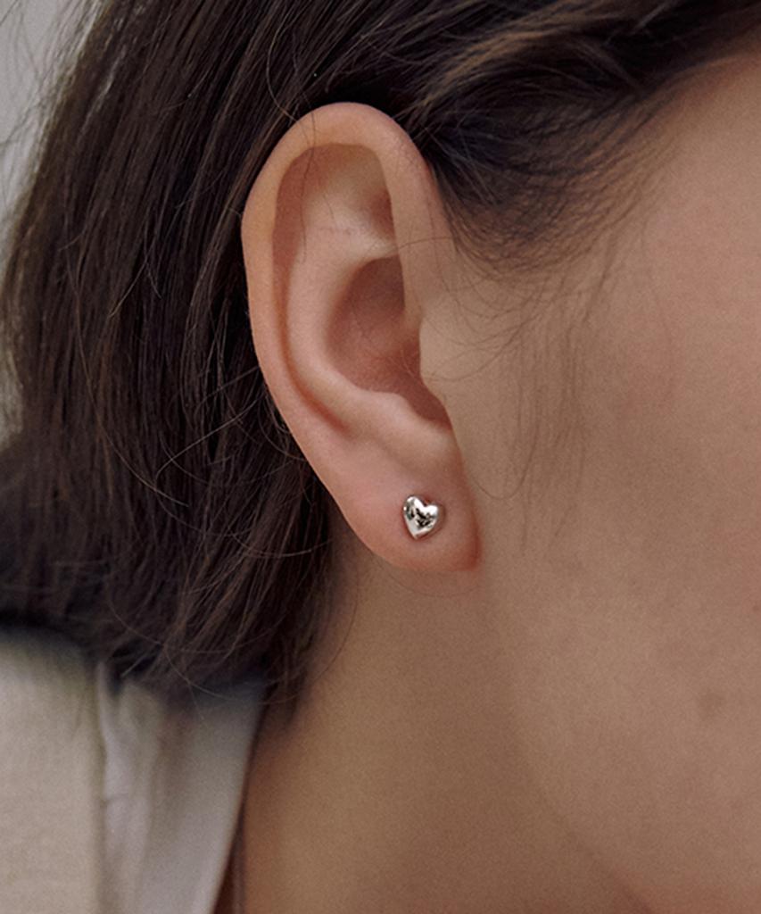 Серьги Akarki из стерлингового серебра 925 пробы «Нежное сердце»