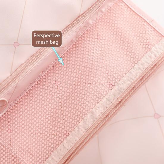 Travel Organizer Bag Large Capacity Foldable Storage Pouch with Multiple