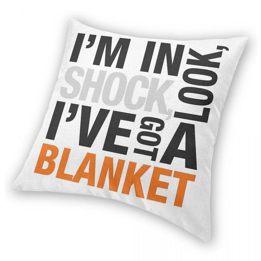 Sherlock Blanket Typography Square Pillowcase Polyester Linen Velvet Pattern Decorative Pillow Case Sofa Cushion Cover
