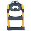 Potty Training Toilet Ladder Seat Adjustable Foldable Cartoon Potty Step Stool for Children Lemon