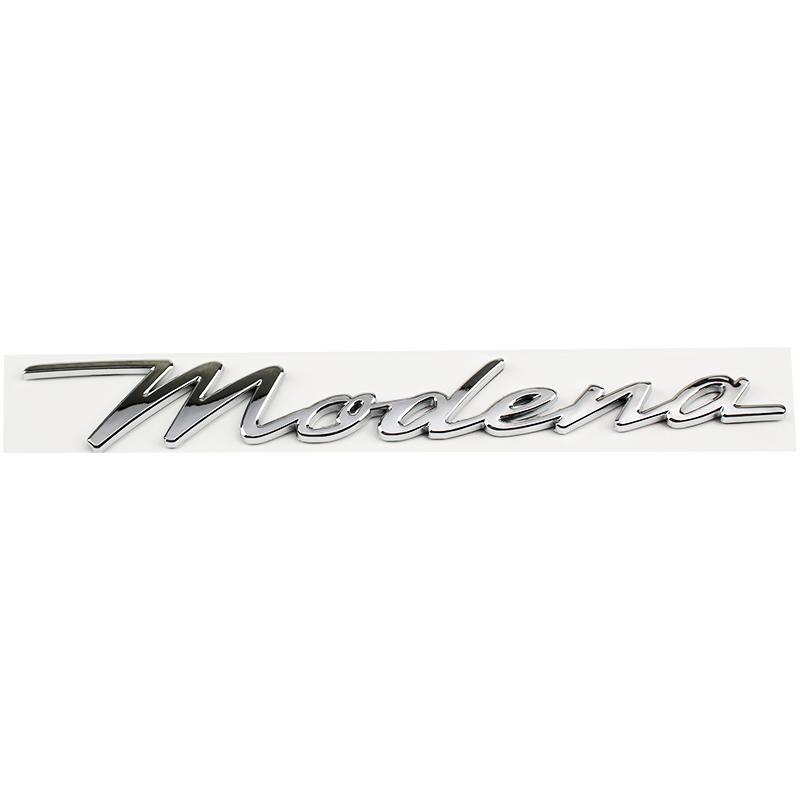 Car Rear Trunk Letters Words Logo Badge Emblem Decals Sticker For Modena Levante Quattroporte Ghibli Accessories