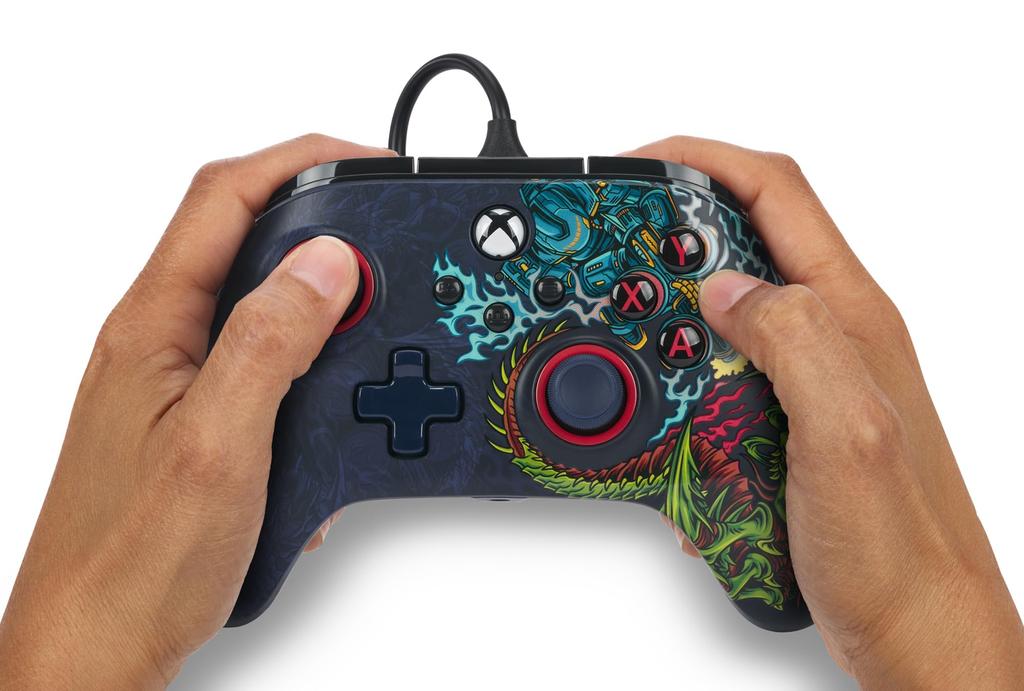 Год PowerA Advantage Проводной контроллер для Xbox Series Cosmic Crush Функция двойной вибрации для Xbox Series PC Windows [2 Гарантия] XS - XS 10/11