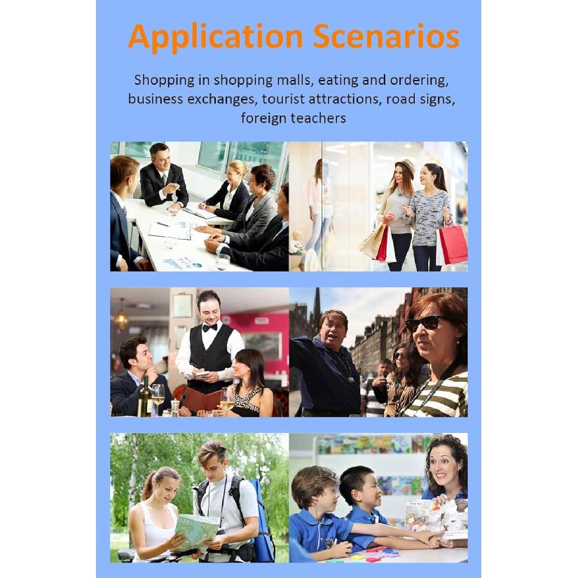 Language Translator Pen, AI Smart Translation Pen with 3 in Screen, 134 Online Voice Translations, Real Time Portable Scan Translation Pen for