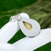 Friendship Day Sale 925 Silver Pear Natural Picture Jasper Bezel Wife Pendant