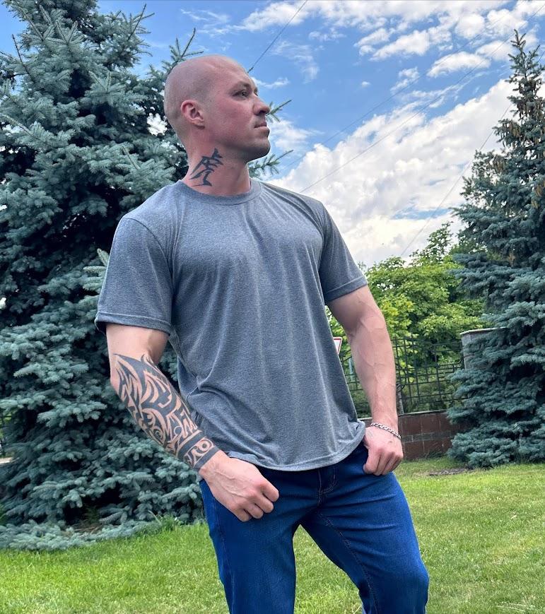 Футболка (Мужской) Лето 8012-001 HC