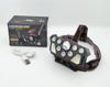 5/11 LED Headlamp Strong Light Head Torch USB Rechargeable Headlight Built-in 18650 Battery Outdoor Fishing Camping Lantern