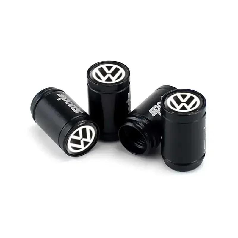 Для VW Новые 4 шт. Колпачки на ниппель колеса автомобиля, Защитные колпачки на шток для Volkswagen Passat Santana Touareg Tiguan GTI Rline Bora Jetta Bee