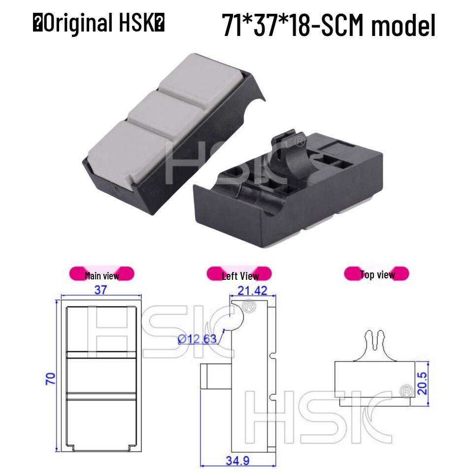 Automatic & Semi-Automatic Edge Banding Machine Accessories: Conveying Chain Block & Pressure Roller for Woodworking Machinery