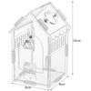 Acrylic Transparent Reptile Habitat Box Tarantulas Geckos Lizards Frogs Insects Terrarium Display Cage