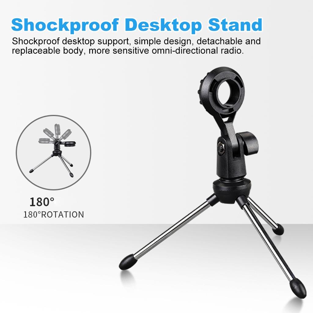 15V Professional USB RGB Microphone Condenser Microphones for Laptop Recording Sing Live for Gaming