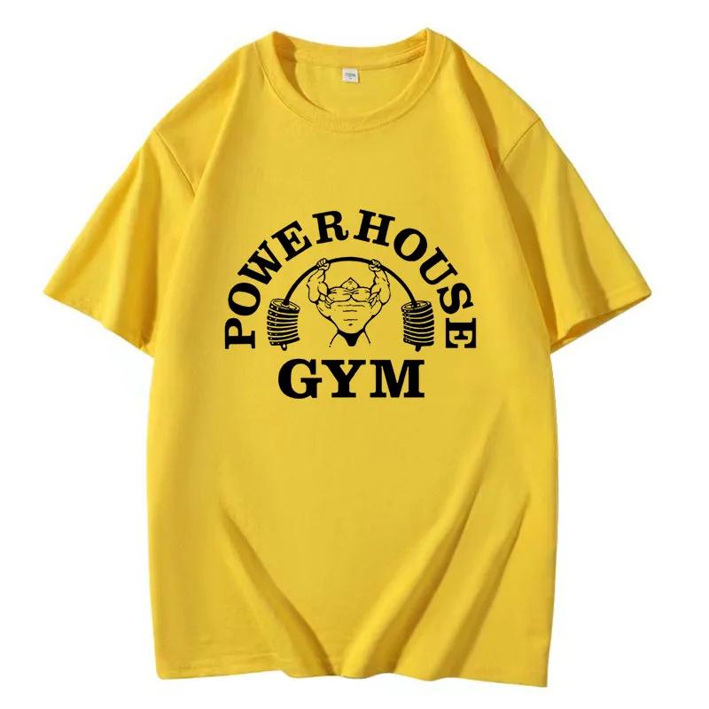 Летние футболки для спортзала, хлопковая женская футболка большого размера, спортивная мужская футболка с графическим принтом, мужская одежда высокого качества