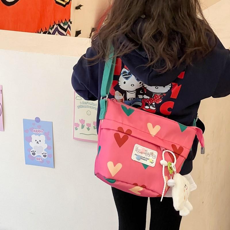 Принтованная сумка-ведро Water Love из устойчивого к царапинам материала, сумка-мессенджер