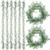 2 шт. искусственная подвесная гирлянда из гипсофилы, искусственные лианы, цветы-пересмешники, 1,8 м, гирлянда из пересмешников для свадебной вечеринки, домашний фон, настенный декор