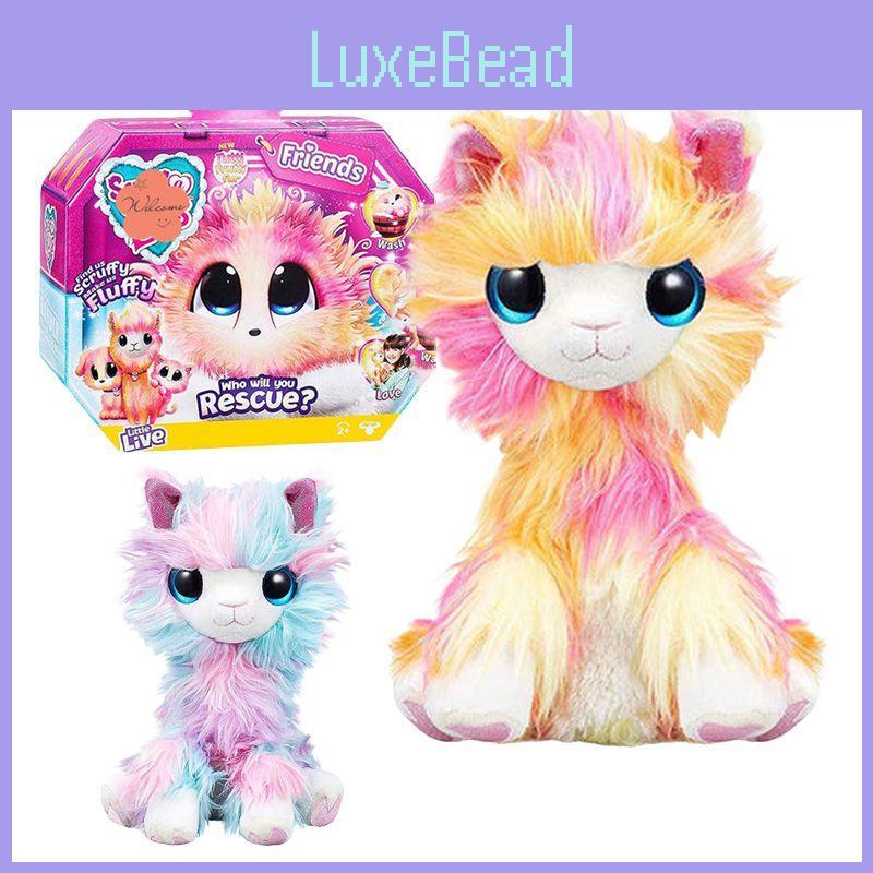 Очаровательная хлопковая кукла Skruff A Love, мягкая игрушка для детей с красочным дизайном единорога