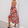 Women's Casual Vacation A-sling Suspender Floral Printed Dress