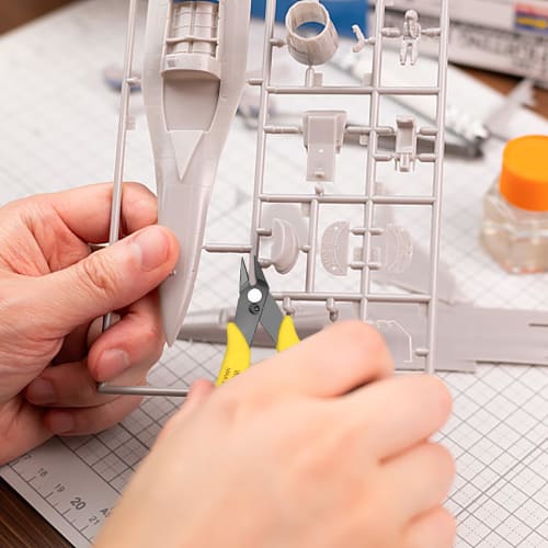 HOUSERAN Precision Nippers, 127mm Thin Blade, Plastic Model Tool, Thin Blade, Metal, Small Plastic Model, Easily Cuts Aluminum Wire, Copper Wire, Bras