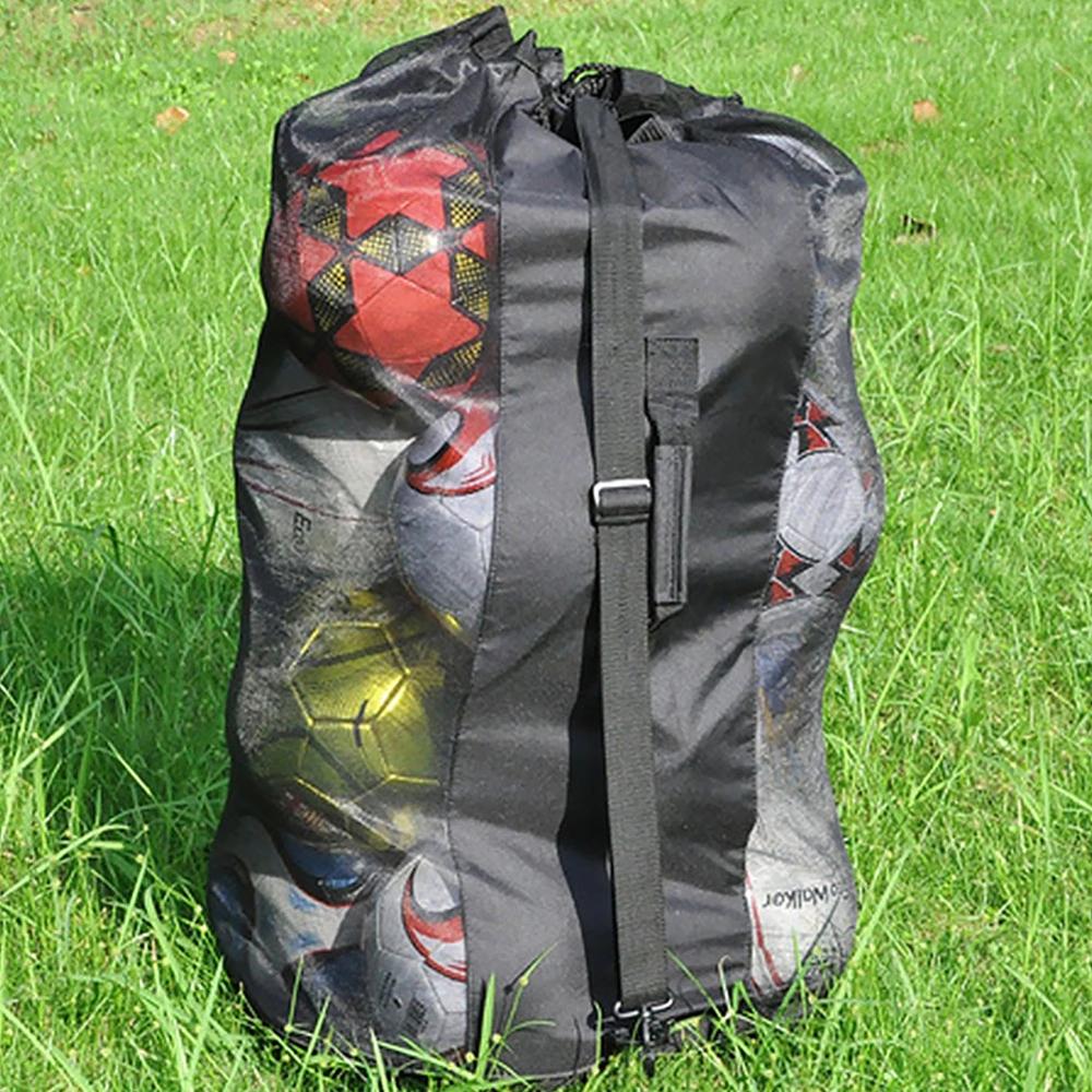 Storage Bag 15-20 Balls Ball Carry Bag Soccer Carrying Sack Mesh Ball Bag Mesh Football Bag