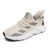new breathable mesh surface student casual sports shoes men fly woven lightweight running shoes non-slip soft sole