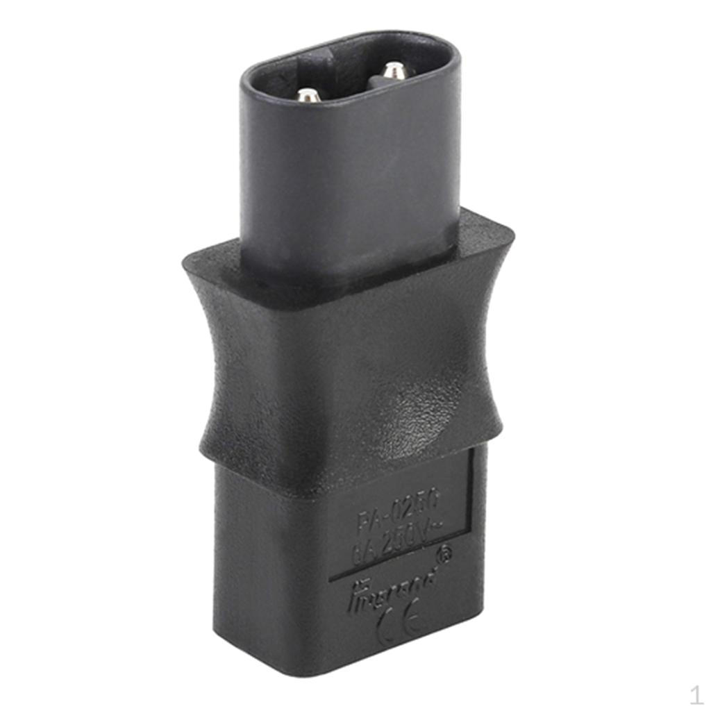 IEC 320 C8 к C9 штекер 6A / 250V 2-контактный адаптер гнездового разъема