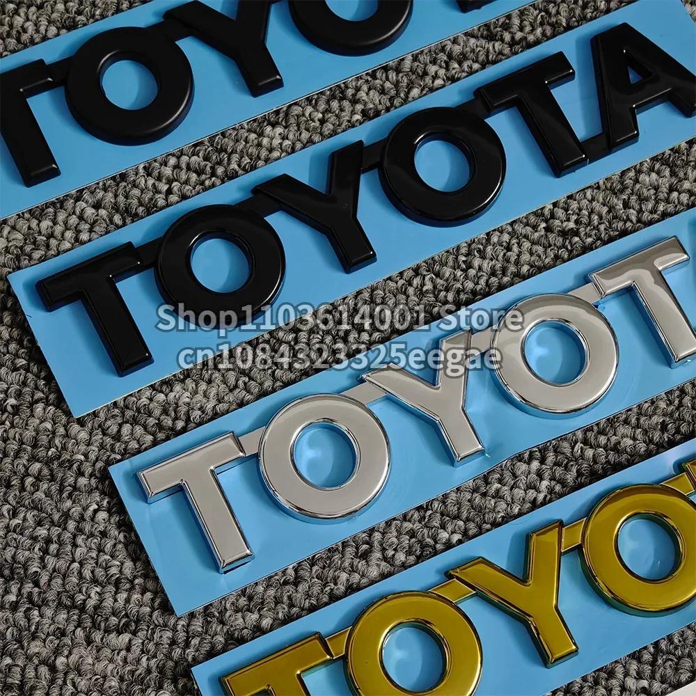 Задний значок-буква на багажник для замены Toyota RAV4 Corolla Camry Prado REIZ CHR 86 Avalon Highlander Verso Tacoma