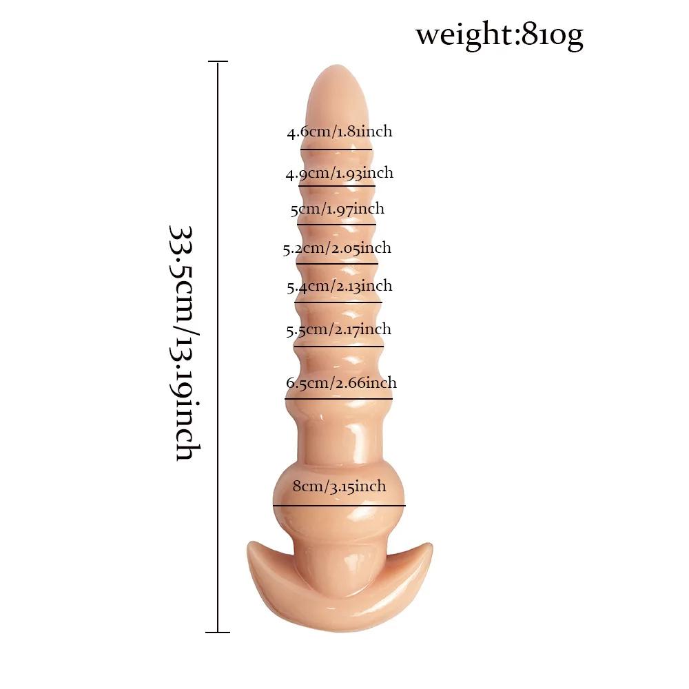 Large Butt Plug Sex Toys Long Anal Dildo For Women Men Huge Dilator Balls Big Beads Erotic Sexy Plugs Funny Adult Giant Analplug
