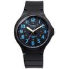 [Casio] Standard Analog Quartz Watch MW-240-2BV Men's Black & Blue