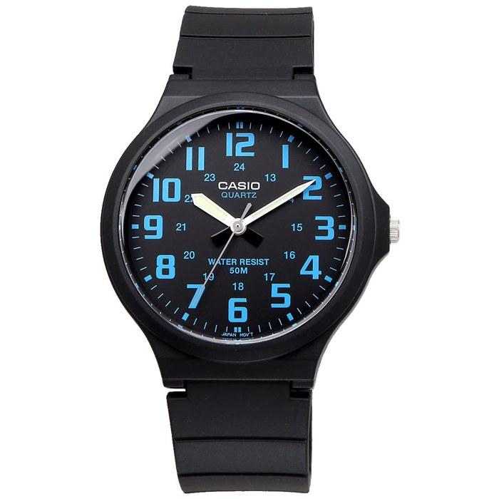 [Casio] Standard Analog Quartz Watch MW-240-2BV Men's Black & Blue