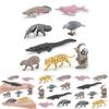 Crocodile Dolphin South American Animal Model Set Plastic Decor For Nature Enthusiasts
