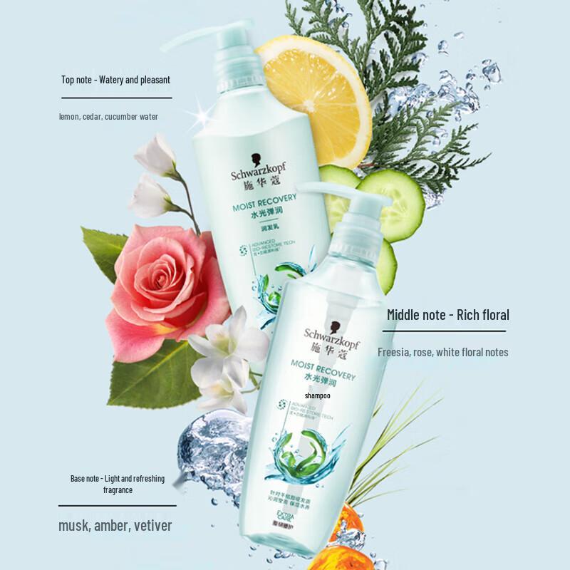 Schwarzkopf Hydrating & Softening Hair Conditioner (2x400ml)