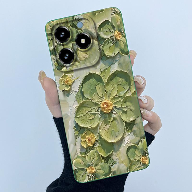 Чехол для Realme C61 C63 Милый Панда Сладкие Девочки Кошки Силиконовый Мягкий Задний Чехол для Realme Narzo N63 2024 Бампер Защитный Чехол