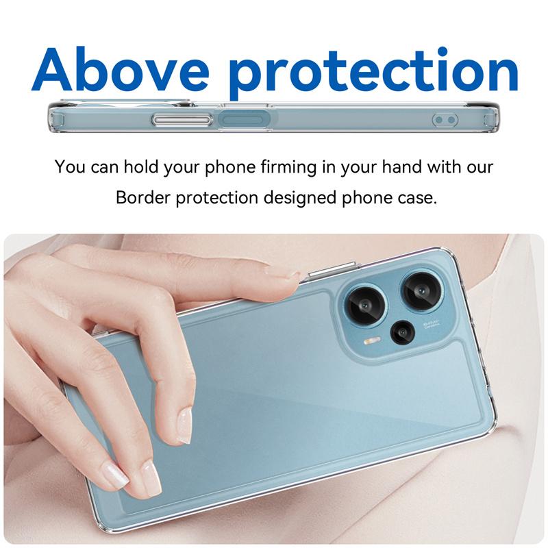 Для чехла Xiaomi Poco F5 чехол Poco F5 Capas новый жесткий противоударный бампер прозрачный многоцветный Fundas Poco F5 Pro чехол