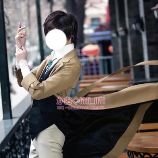 Костюм для косплея повседневной одежды Осаму Дазая из аниме «Проза бродячих псов» M Ускоренный (Женская доставка)