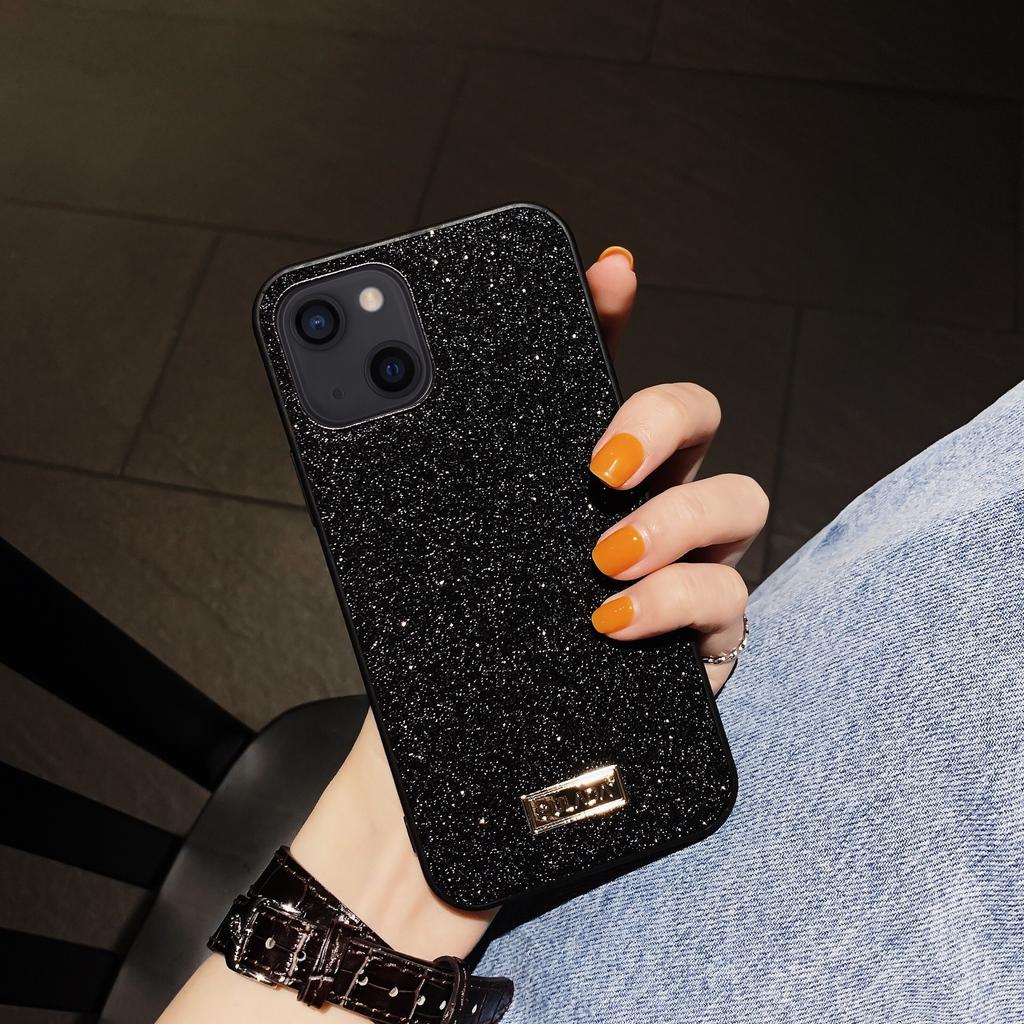 Bling Glitter Case For iPhone 16 Pro Max 15 Plus 14 13 Cover Protective Rhinestone Fashion For Her Woman Girl Luxury