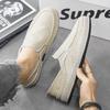 New Loafers Men Breathable Casual Shoes Classic Linen Slip On Sneakers Male Summer Cheap Driving Shoes For Men Wide Lightweight