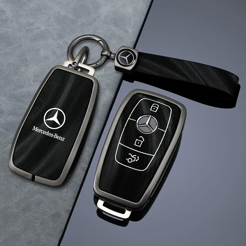 TREEA1 2025 New Car Key Case Cover For Mercedes Benz A B C E S G GLB GLC GLE Class GLS W177 W205 W213 W222 G63 X167 E200 E300 AMG Acces