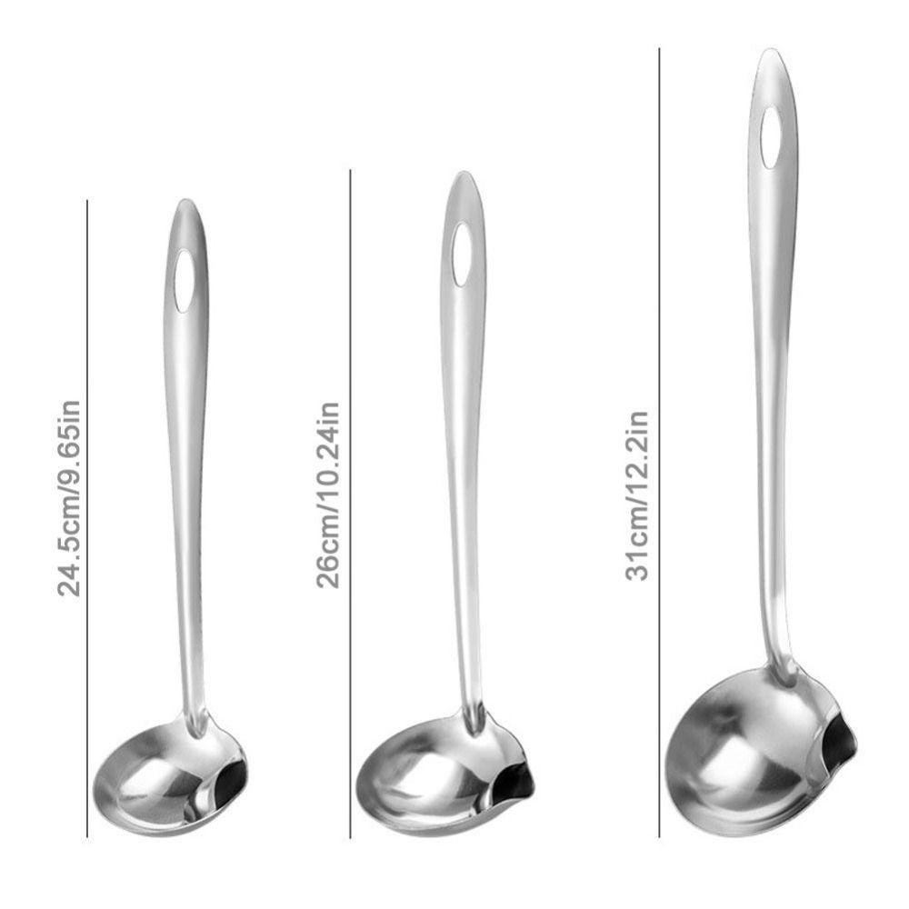 Высококачественный половник для супа, ложка с отверстиями, ложка для отделения масла и супа, нержавеющий половник для масла, дуршлаг-сито