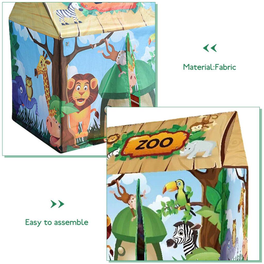 Детская игровая палатка для дома, Большая детская палатка для улицы, Легко переносить и устанавливать, Большая комната для ползания, День рождения, Рождество