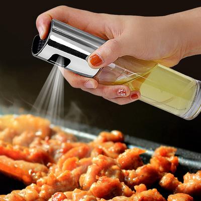 Прозрачный дозатор оливкового масла, бутылка для выдавливания масла, распылитель, стеклянные бутылки с распылителем масла, бутылки для соуса для салата, барбекю, кухонные инструменты