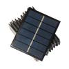 Портативная солнечная панель с проводом 3 В 0,6 Вт, небольшой модуль ячеек, поликремниевая плата, наружное солнечное зарядное устройство, простое в использовании