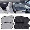 XCBYT Tesla Model Y Car Window Shades For Baby | 4 PCS Cling Side Window Sun Shade For Sun Blocker, Heat Ulation | Semi-Transparent Car Privacy
