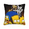 Pillow Cover SSimpsons Family Haunted House Halloween  Vintage Pillow Case For Sofa Bedroom Home Decor Pillowcases