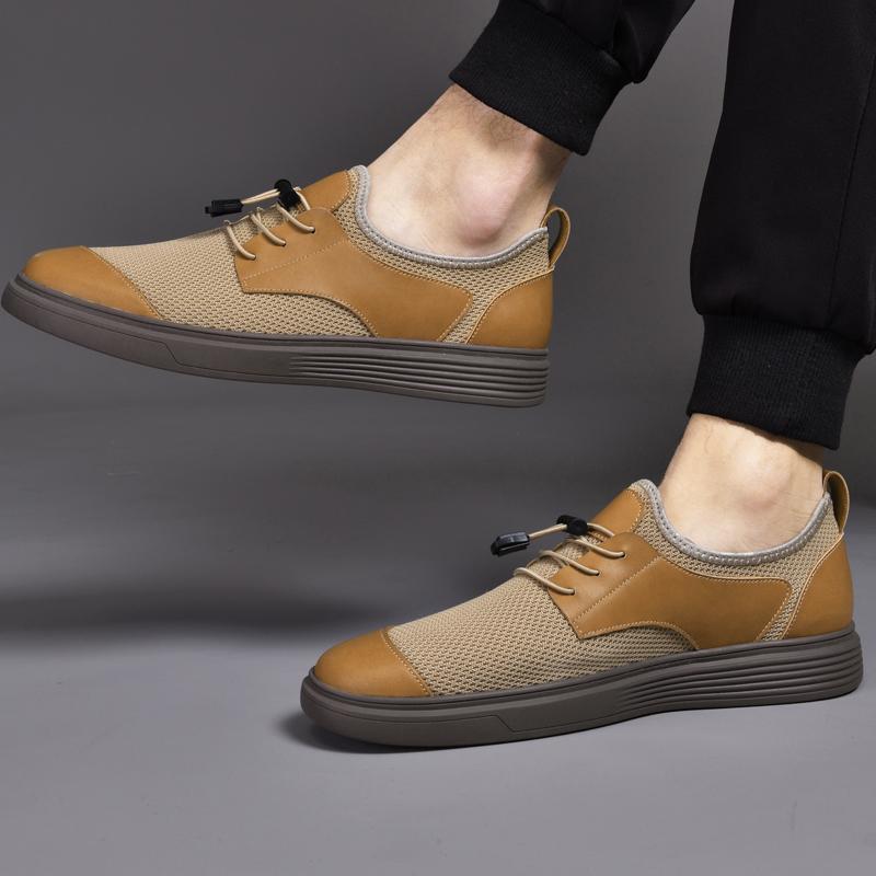 Fashion New Models High-quality Outdoor Men Sneakers ShoesFashionable Minimalist Men's Leather Sports Outdoor Men's Walking Shoes