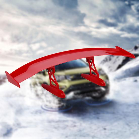 Мини-крошечный спойлер на багажник без перфорации, самоклеящийся сплошной цвет, универсальный автомобильный задний хвост